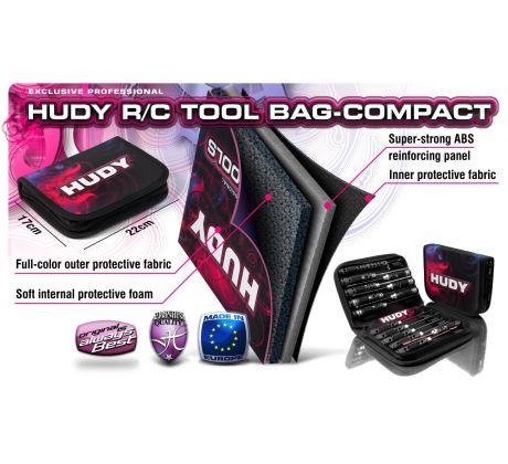 HUDY RC TOOLS BAG - COMPACT - EXCLUSIVE EDITION - CUSTOM NAME