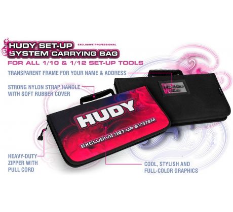 HUDY SET-UP BAG FOR 1/10 TC CARS - EXCLUSIVE EDITION - CUSTOM NAME