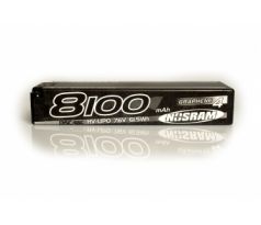 Nosram HV Stock Spec GRAPHENE-4 8100mAh Hardcase Akku - 7.6V LiPo - 135C/65C