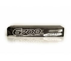 Nosram HV ULTRA LCG Modified GRAPHENE-4 6700mAh Hardcase Akku - 7.6V LiPo - 135C/65C