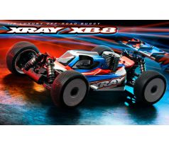 XRAY XB8'21 - 1/8 LUXURY NITRO OFF-ROAD CAR + FX K301 COMBO