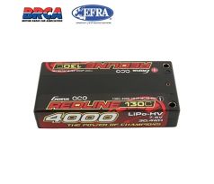 Gens ace Redline Series Shorty 4000mAh 7,6V 2S 130C HV LiPo (4mm, 147g)