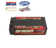 Gens ace Redline Series Shorty 5100mAh 7,6V 2S 130C HV LiPo (5mm, 210g)