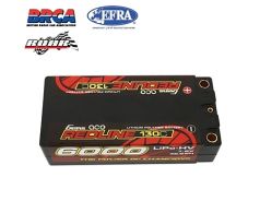 Gens ace Redline Series Shorty 6000mAh 7,6V 2S 130C HV LiPo (5mm, 220g)