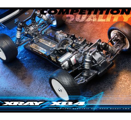 XRAY XB4C'23 - 4WD 1/10 ELECTRIC OFF-ROAD CAR - CARPET EDITION