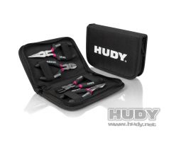 HUDY MICRO RC PLIERS SET + CARRYING BAG