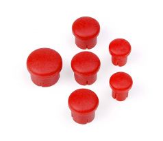 PLASTIC CAP FOR HANDLE ( SET -  3+2+1) RED