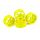 HUDY 24 MM WHEELS STARBURST - YELLOW (4)