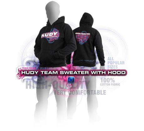 HUDY SWEATER HOODED - BLACK (L)