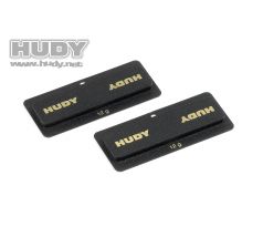 HUDY LIPO CHASSIS BALANCING WEIGHTS 12g - LOW CG (2)