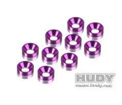 ALU COUNTERSUNK SHIM - VIOLET (10)