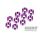 ALU COUNTERSUNK SHIM - VIOLET (10)