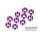 ALU COUNTERSUNK SHIM - VIOLET (10)