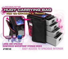 HUDY 1/8 OFF-ROAD & TRUGGY CARRYING BAG + TOOL BAG - EXCLUSIVE EDITION