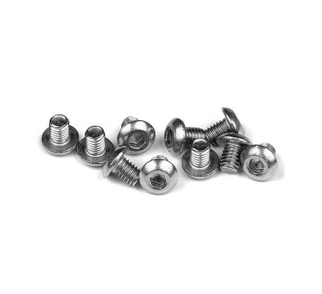 HEX SCREW SH M3x4 - STAINLESS  (10)