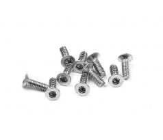 HEX SCREW SFH M2x6 - STAINLESS  (10)