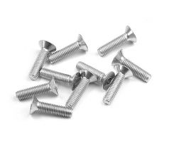 HEX SCREW SFH M3x12 - SILVER  (10)