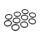 SILICONE O-RING 10x1.8  (10)
