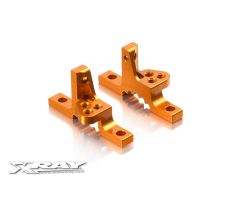 T3 ALU UPPER CLAMP WITH ADJ. ROLL-CENTER (L+R) - ORANGE