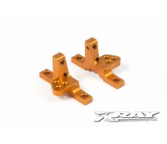 T4 ALU UPPER CLAMP WITH ADJ. ROLL-CENTER (L+R) - ORANGE