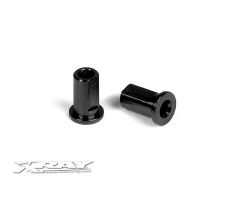 ALU NUT FOR SUSP. HOLDER - BLACK (2)