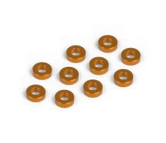 ALU SHIM 3x6x2.0MM - ORANGE (10)