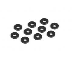 ALU SHIM FOR LOWER SUSP. HOLDER 3x7.5x1.5 - BLACK (10)