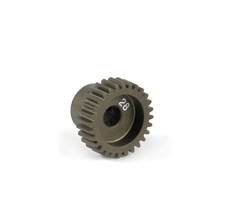 NARROW ALU PINION GEAR - HARD COATED 28T / 64 --- Replaced with #294128