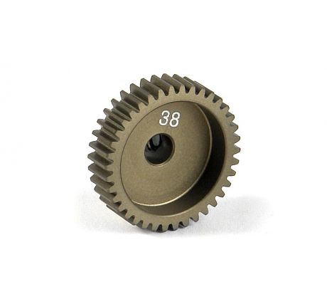 NARROW ALU PINION GEAR - HARD COATED 38T / 64 --- Replaced with #294138