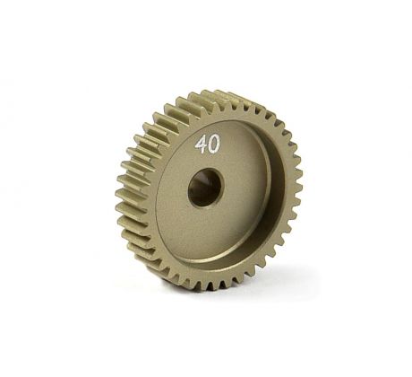NARROW ALU PINION GEAR - HARD COATED 40T / 64 --- Replaced with #294140