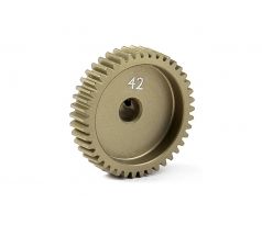 NARROW ALU PINION GEAR - HARD COATED 42T / 64 --- Replaced with #294142