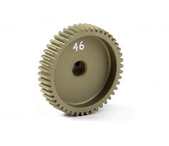 NARROW ALU PINION GEAR - HARD COATED 46T / 64 --- Replaced with #294146