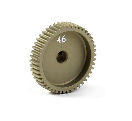 NARROW ALU PINION GEAR - HARD COATED 46T / 64 --- Replaced with #294146