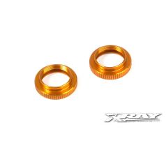 ALU SHOCK ADJUSTABLE NUT - ORANGE (2)