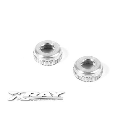 ALU CAP FOR XRAY SHOCK BODY #308322 (2) --- Replaced with #308327-O