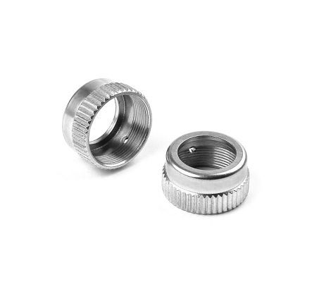 ALU SHOCK CAP-NUT WITH VENT HOLE (2) --- Replaced with #308352-K