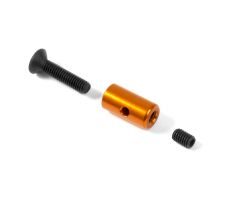 ALU EXHAUST WIRE MOUNT - ORANGE