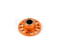 ALU DRIVE FLANGE WITH ONE-WAY BEARING - SWISS 7075 T6 - ORANGE --- Replaced with #345530