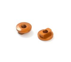 ALU RADIO PLATE BUSHING FIXED - ORANGE (2)