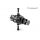 XB808 ALU STEERING BLOCK RIGHT - SWISS 7075 T6 - HARD COATED - SET - V2