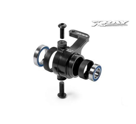XB808 ALU STEERING BLOCK LEFT - 5° KINGPIN - SET