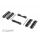 ALU FRONT LOWER SUSP. HOLDERS SET - SQUARE ADJ. ROLL-CENTER