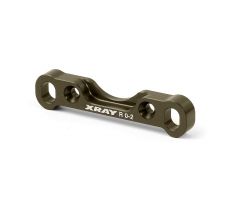 XB808 ALU REAR LOWER SUSP. HOLDER 0°-2° - FRONT - SWISS 7075 T6 (7MM) - HARD COATED