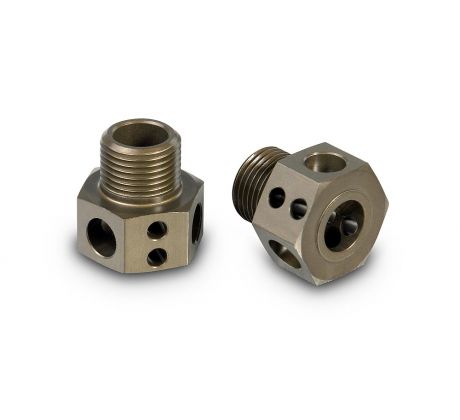 ALU WHEEL AXLE OFFSET "+5MM" - HARD COATED (2) - LIGHTWEIGHT