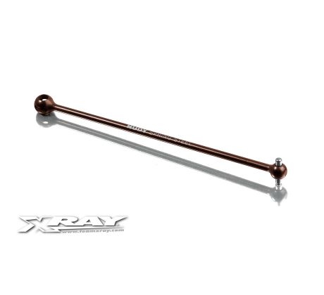 XB808 REAR CENTRAL CVD DRIVE SHAFT 133MM - HUDY SPRING STEEL™