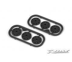 SHOCK PISTON SET 8-HOLE (1.2; 1.3) 10-H. (1.1MM) - DELRIN - V3