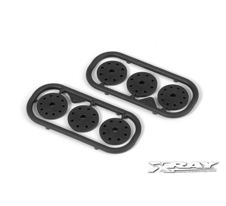 SHOCK PISTON SET 8-HOLE (1.2; 1.3) 10-H. (1.1MM) - DELRIN - V3