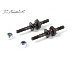 STEEL SCREW SHOCK PIVOT BALL WITH HEX (2)