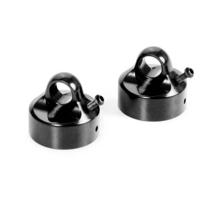 XB8 ALU SHOCK CAP NUT VENT HOLE - SWISS 7075 T6 (2) --- Replaced with #358054-K