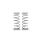 XRAY FRONT SPRING SET C=0.70 - GREY (2)